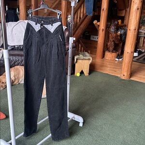 High Rise Black Jeans